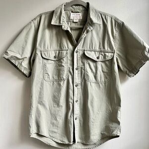 Filson’s Men's Field Green Short Sleeve Button Down Shirt